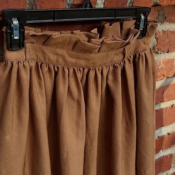 HP❤️💣 A-line skirt carmel Brown Skirt - Picture 2 of 6